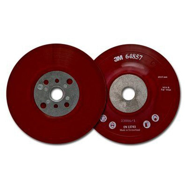PLATO PLANO M14 ROJO BLANDO 3M Ø115 PN64857