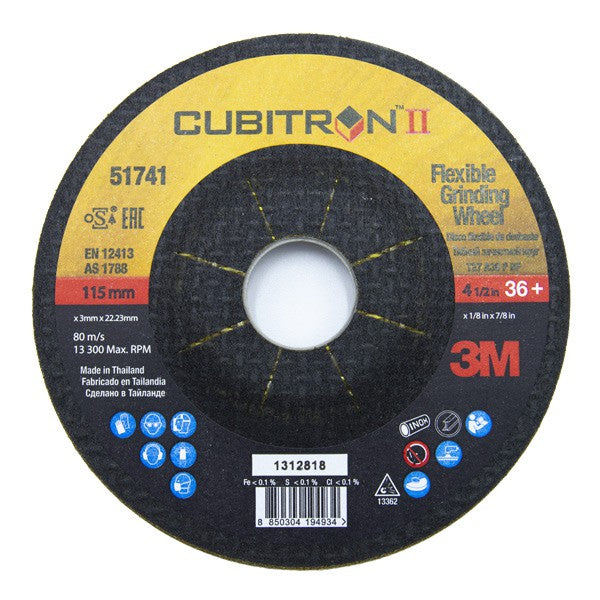 DISCO DESBASTE 3M CUBITRON II 115X3X22 G36 14440