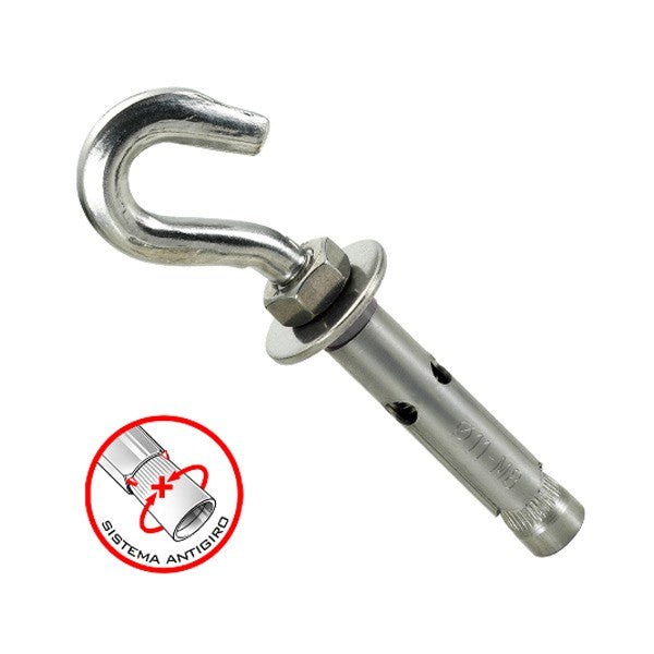 ANCLAJE GANCHO INOXIDABLE  A-2