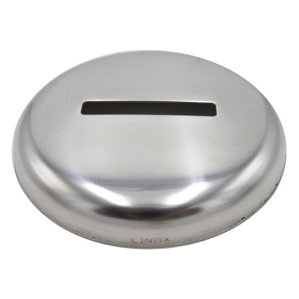 Embellecedor inox A-304 prensado pulido 105X15 50X8