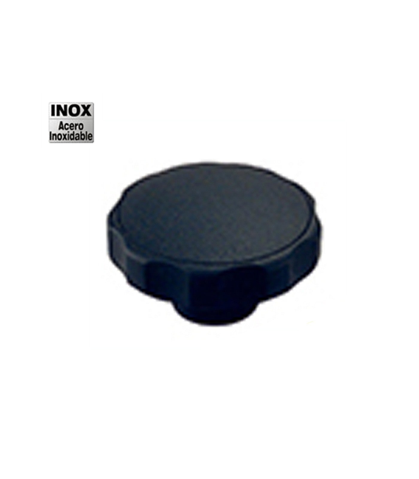 POMO CON CASQUILLO INOXIDABLE D-40 M-6 NEGRO (CL)