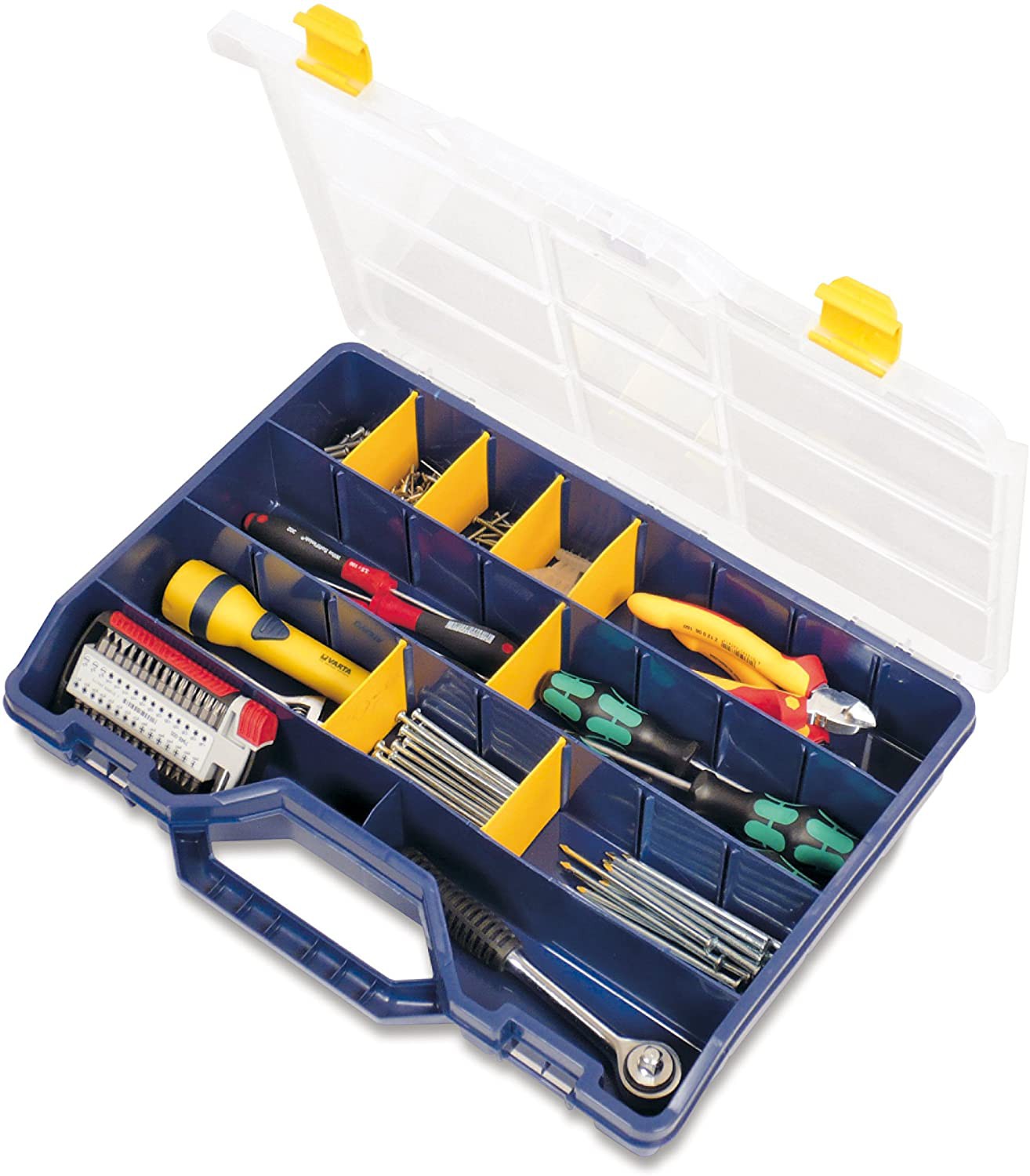 Estuche de plástico con separadores móviles Tayg 47-26
