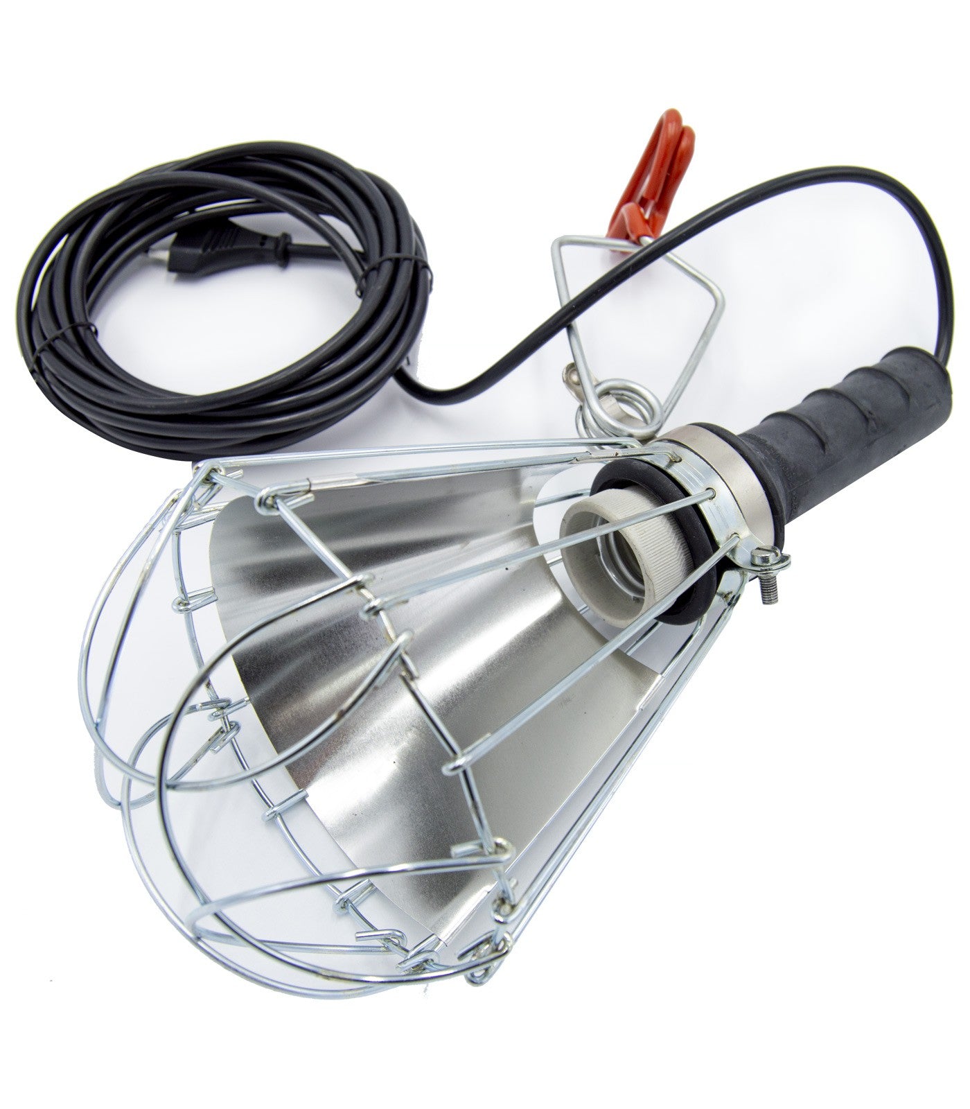 LAMPARA PORTATIL METAL C/TECLA C/CABLE 220V