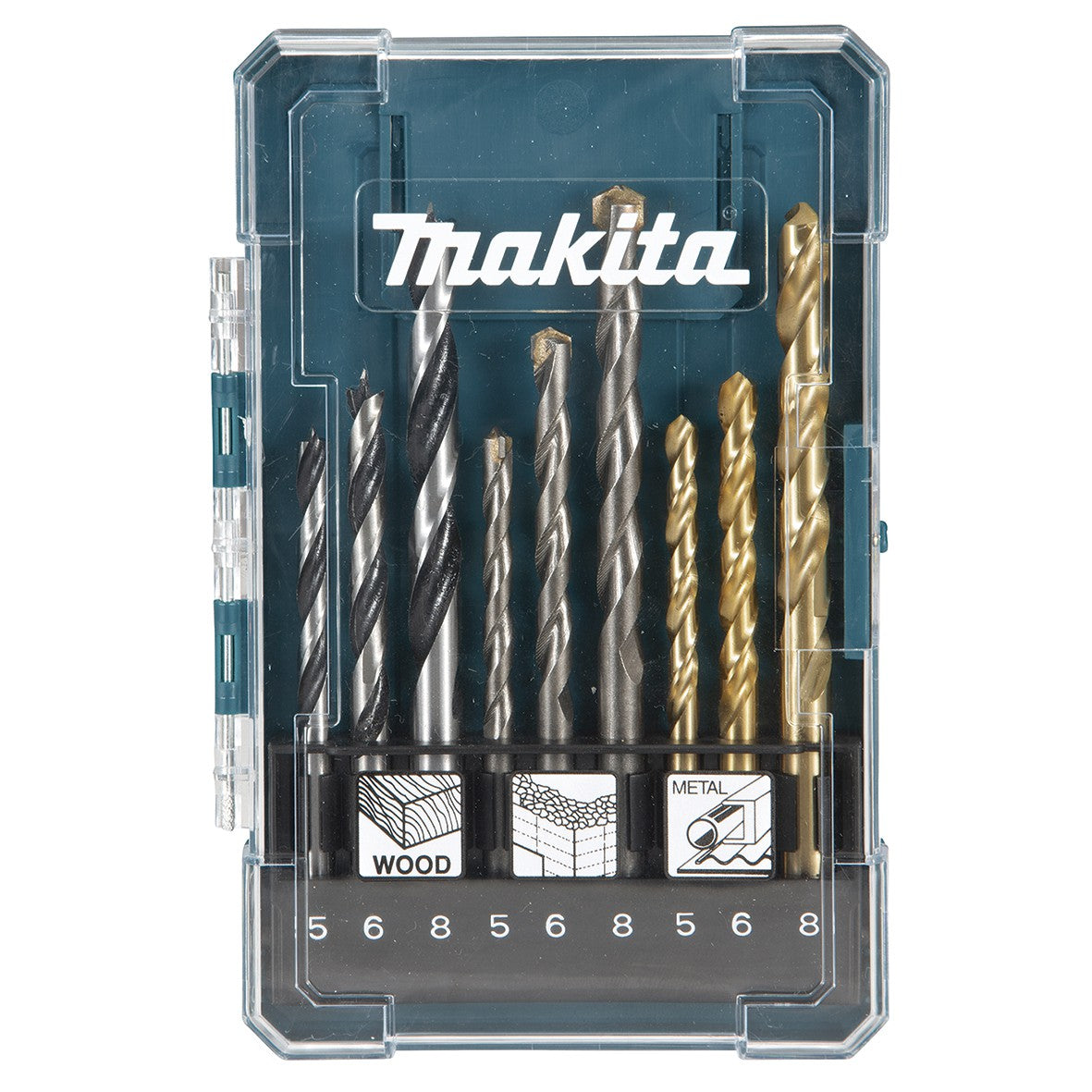J/ 9 BROCAS MAKITA METAL/MADERA/PIEDRA D-71962