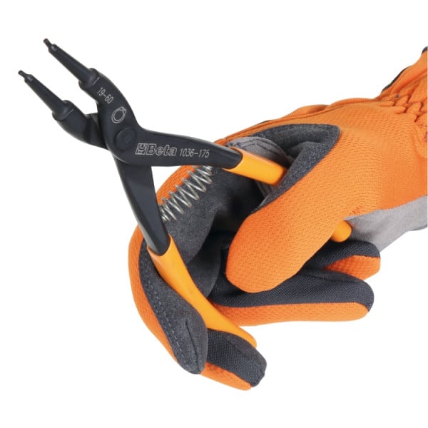 Alicates anillos externos punta recta Beta 010360014 10-25