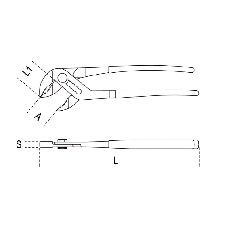 Alicates multitoma acero inoxidable Beta 1048INOX 250mm