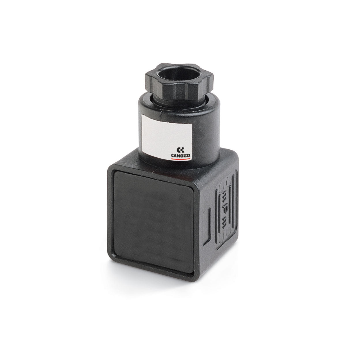 Conector T30 LED Negro Serie 124 Camozzi