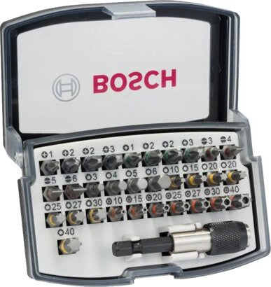 Set de Puntas de Atornillar Bosch de 32 piezas
