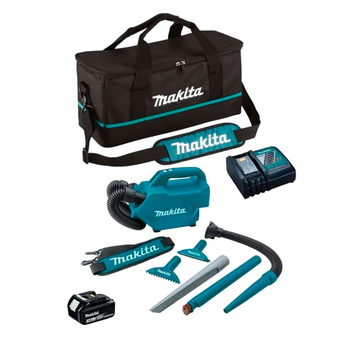 Aspirador Coche Makita 18V 3.0Ah LXT DCL184RF