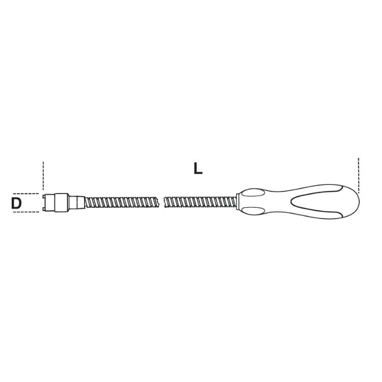 Extractor magnético flexible Beta 1712E/1 420MM