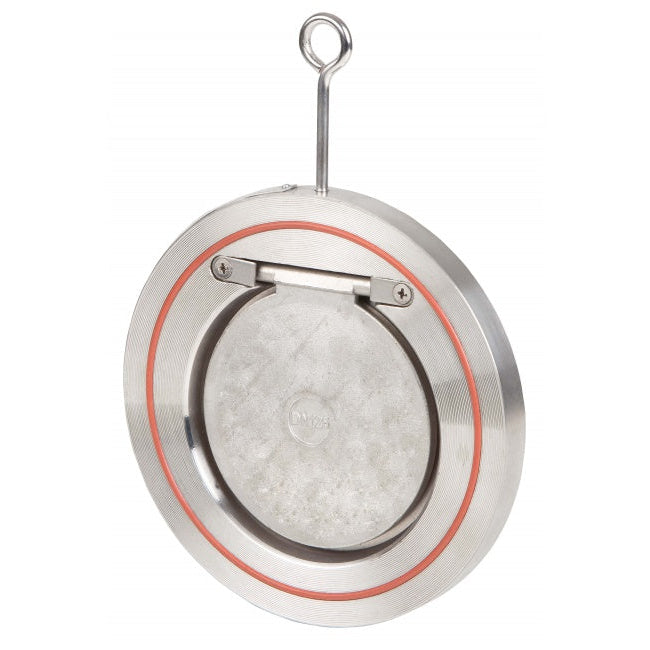 Válvula de retención a clapeta Wafer INOX A316 DN-100