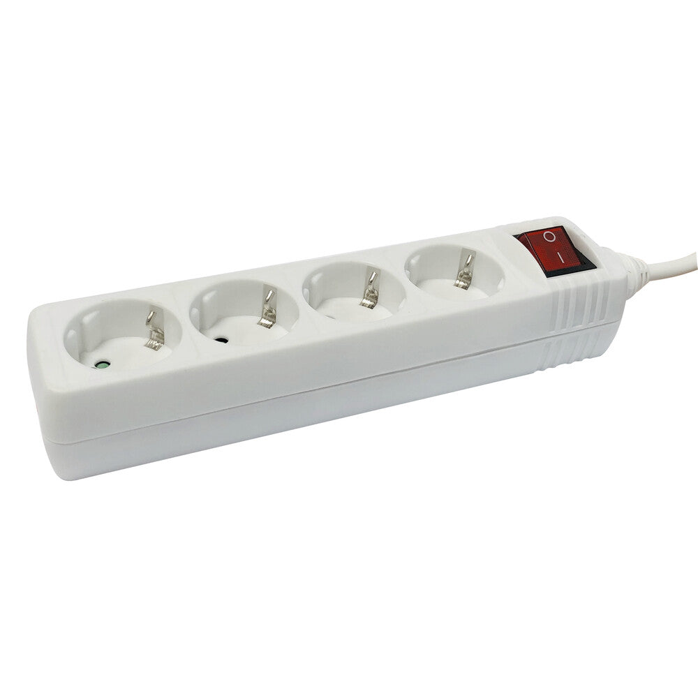 Base múltiple de 4 tomas con interruptor 16A 250V 36.225/NV