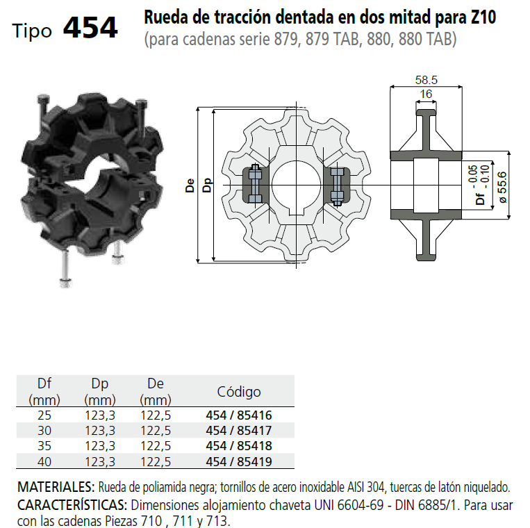 Rueda Part Z10 DF25+CH 878 880 C045485416