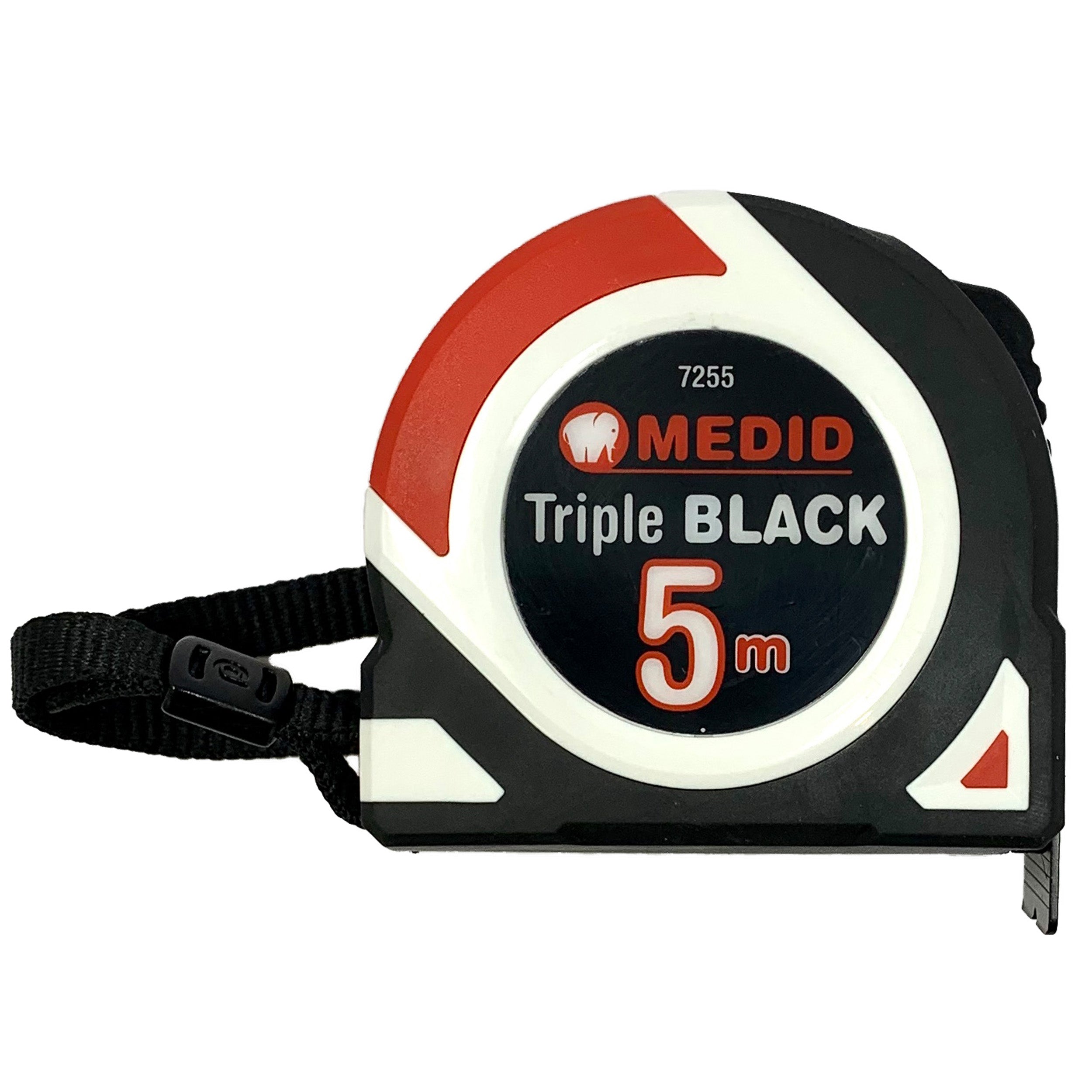 Flexómetro Triple Black Medid de 5m 7255