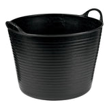 Capazo flexible de polipropileno negro 38L 77293