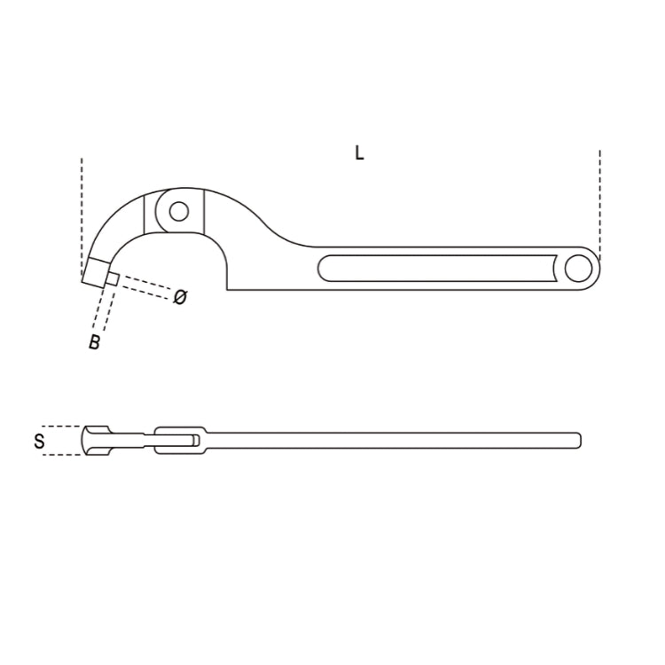 Llave articulada Beta 99ST 50-80