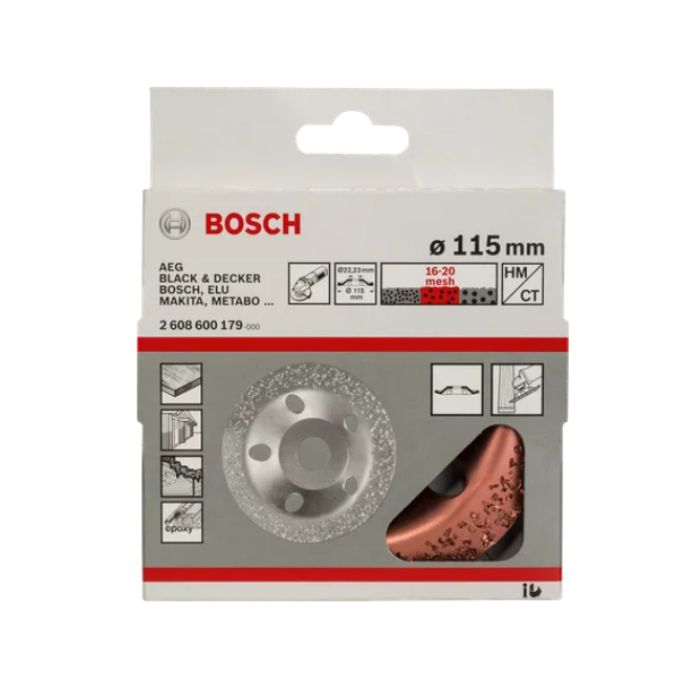 Vaso de Amolar Bosch D-115 Medio Inclinado