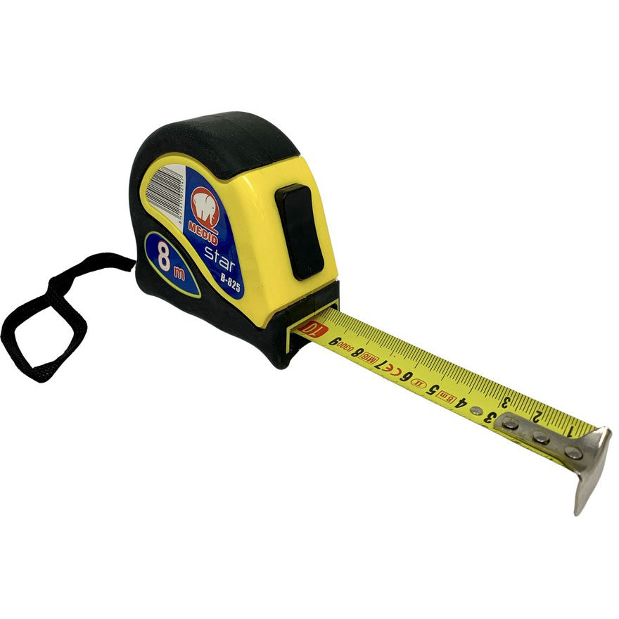 Flexómetro Star bimaterial de MEDID 8 m