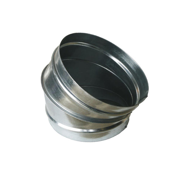 Codo 30º de chapa galvanizada Ø400