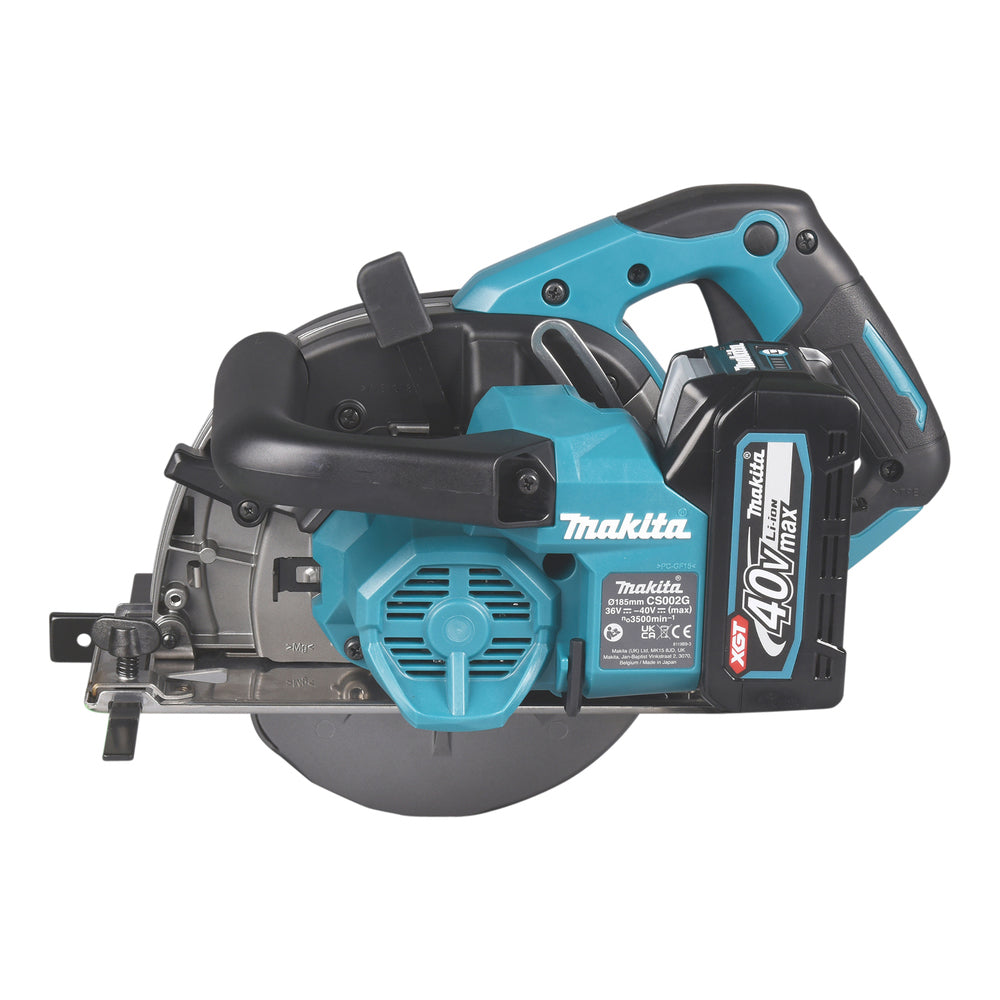 Cortador de metal circular a batería de Makita XGT® 40Vmax, 185 mm