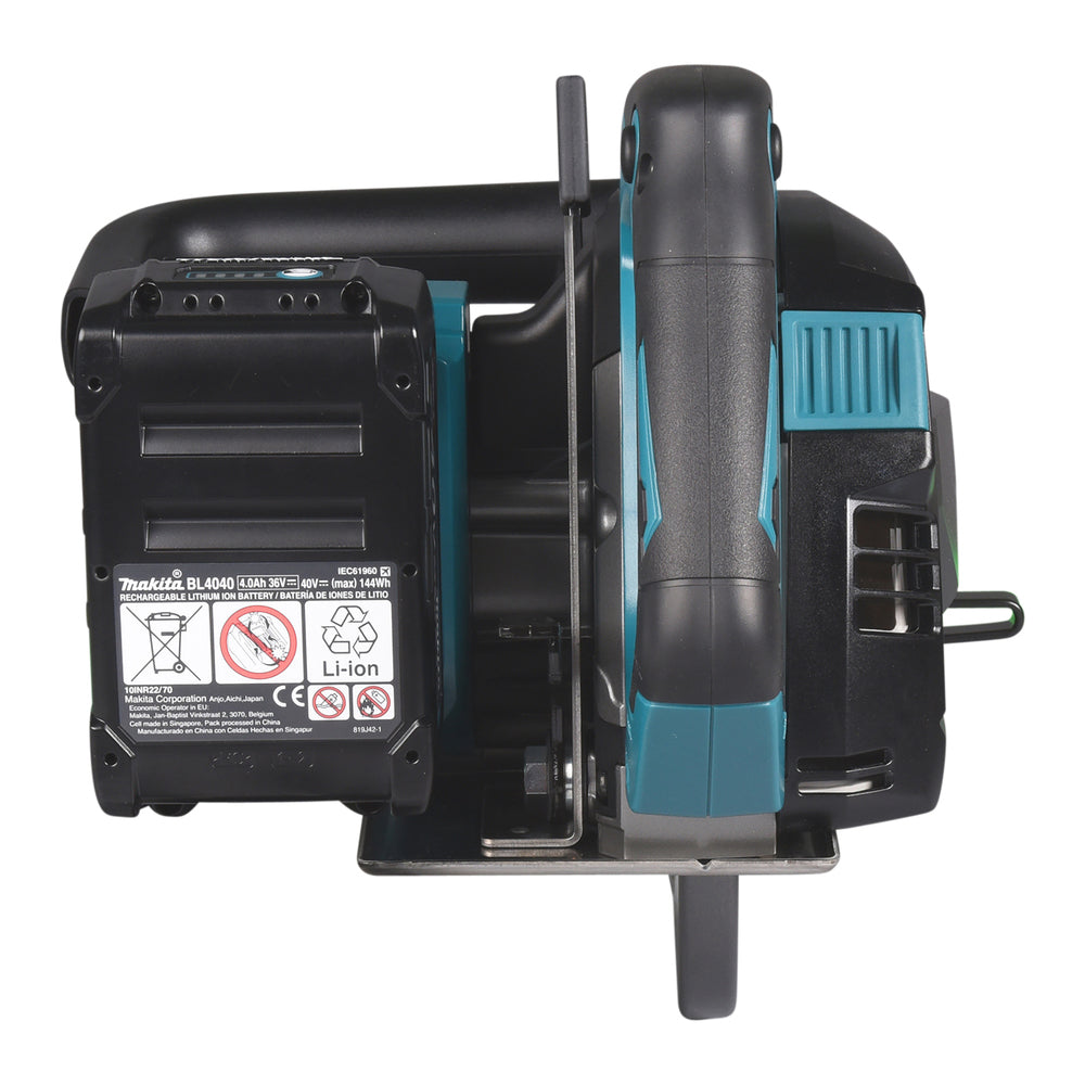 Cortador de metal circular a batería de Makita XGT® 40Vmax, 185 mm