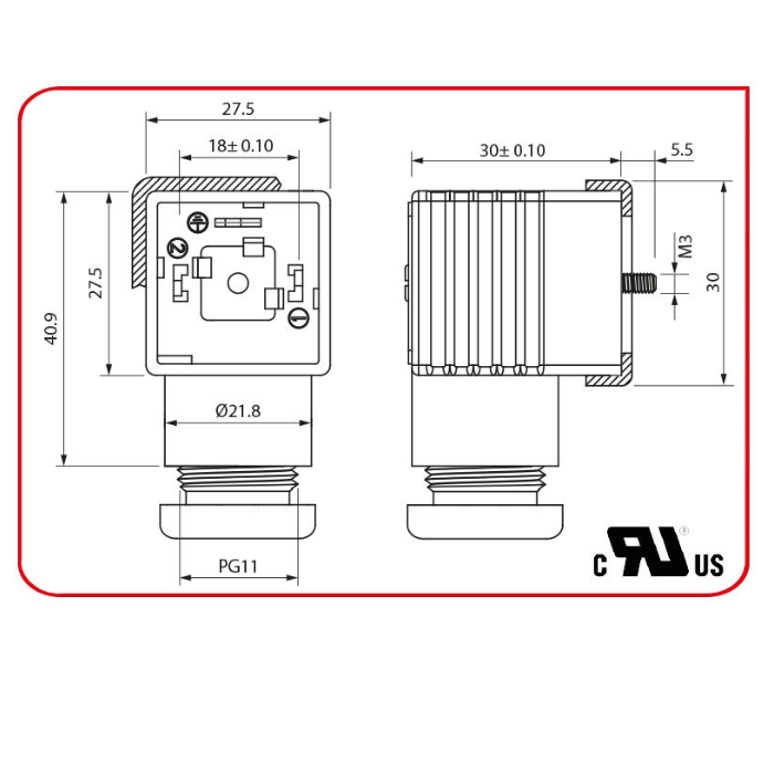 Conector Luminoso T-30-36 220V