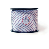 Cordón Trenzado Poliéster A.T 8mm Rojo/Azul