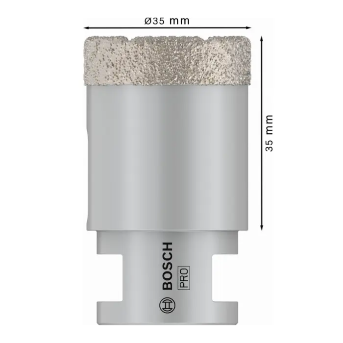 Foret pilote long HSS Lenox Ø6,3 x 108 mm pour scies cloches
