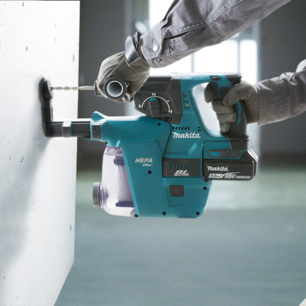 Martillo ligero LXT Makita | 18V SDS–PLUS 24mm 2,0J | DHR242RTJ