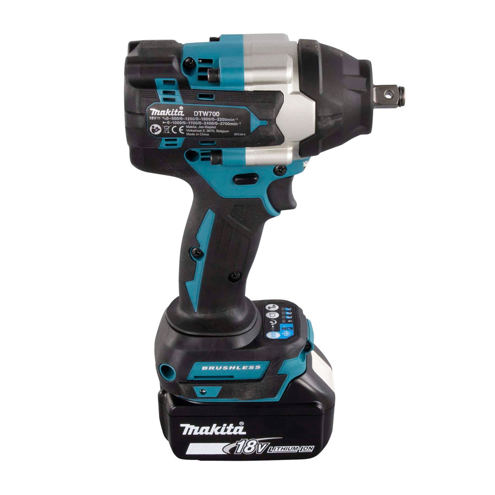 Llave de impacto Makita LXT® | 18V 1/2" 700Nm | DTW700RTJ