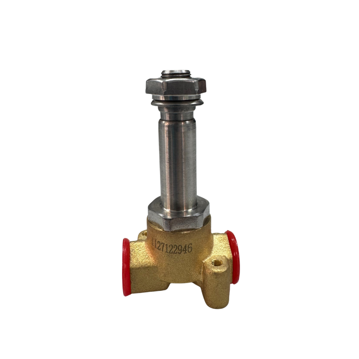 Electroválvula 3/2 cerrada Vitón cuerpo latón 1/8" Alren Serie SLVM