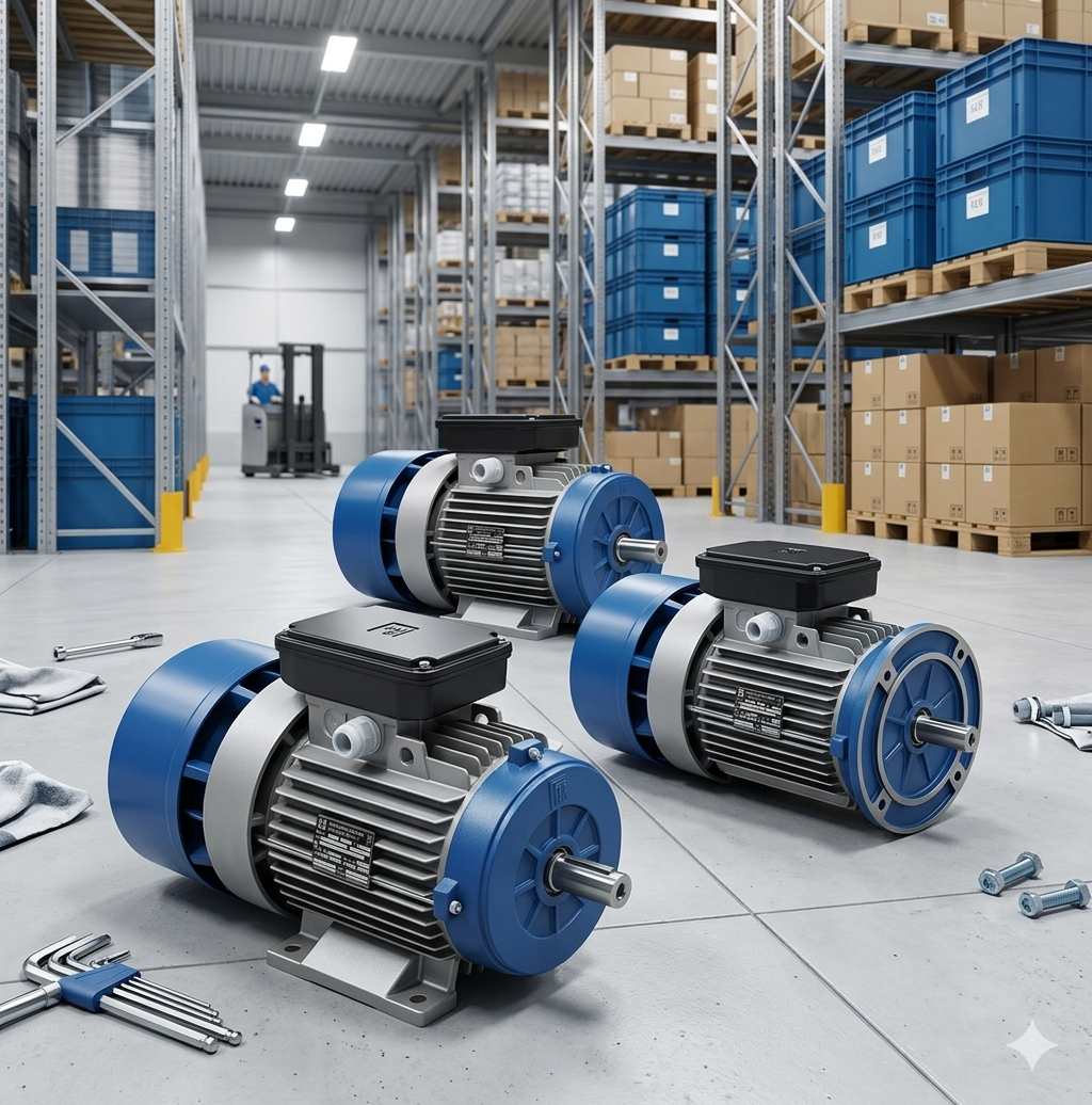 Motor Freno MGM B14 | 2/4 polos 1500 rpm 0,75 CV 0,55 kW 80A