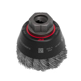 Cepillo de alambre trenzado JAZ para altas revoluciones HST 65X20mm