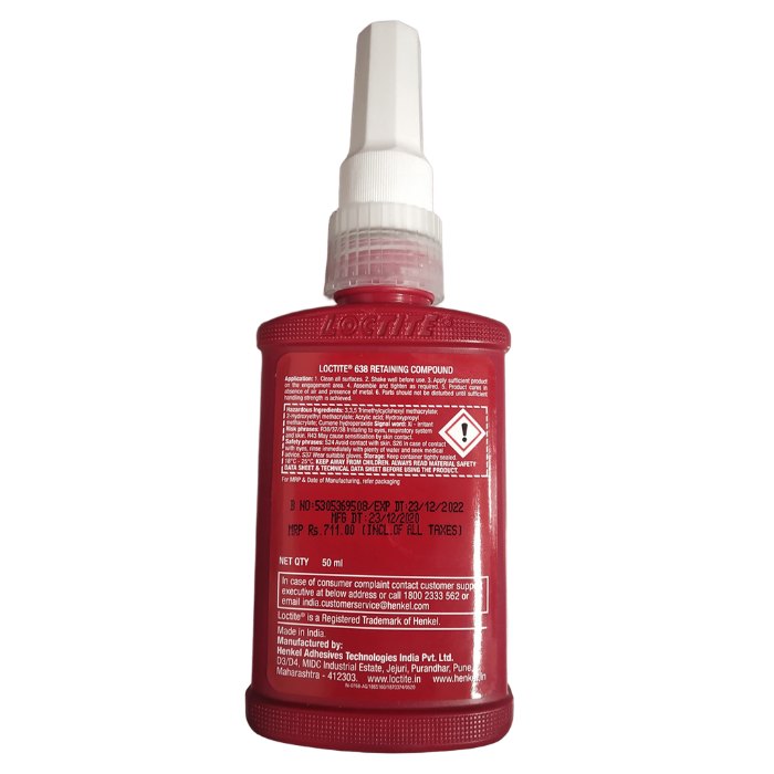 LOCTITE 638 Retenedor unión componentes cilíndricos 50ml