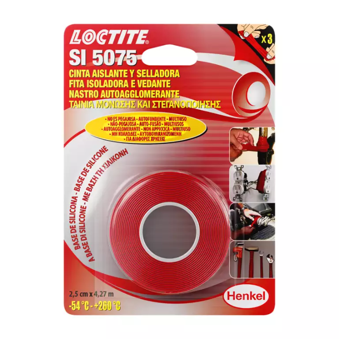 LOCTITE SI 5075 Cinta de silicona para sellar y aislar 4,27m X 2,5cm
