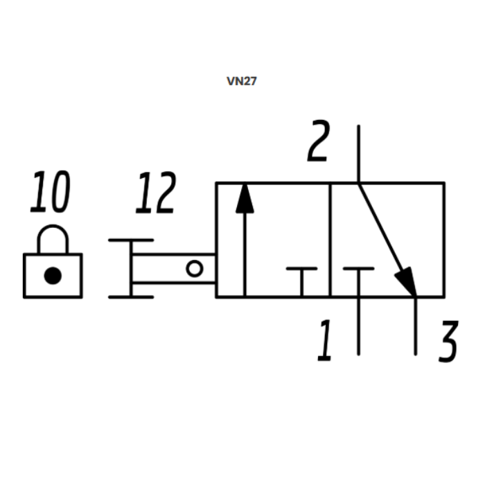 Válvula de bloqueo manual Camozzi MD1-V01