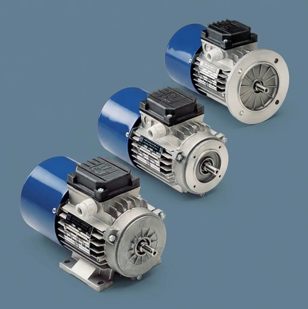 Motor autofrenante trifásico IE1 BM MGM B3 3000rpm 2/4 0,18KW 0,25CV 63A