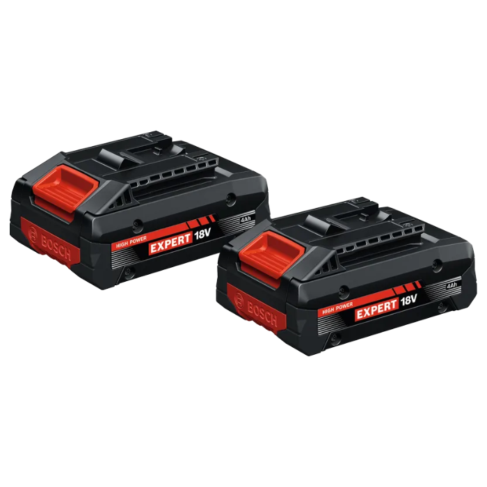 Kit de Baterias Bosch EXPERT 2x EXBA18V-55 + Cargador GAL 12V/18V-80 | 2000W