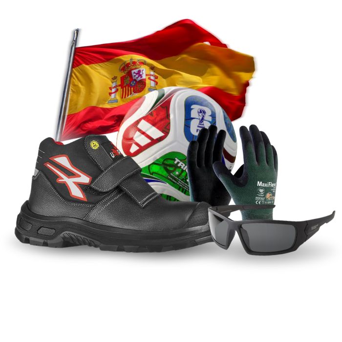 Pack de Protección + Regalo | Balón del Mundial + 5 Banderines de España