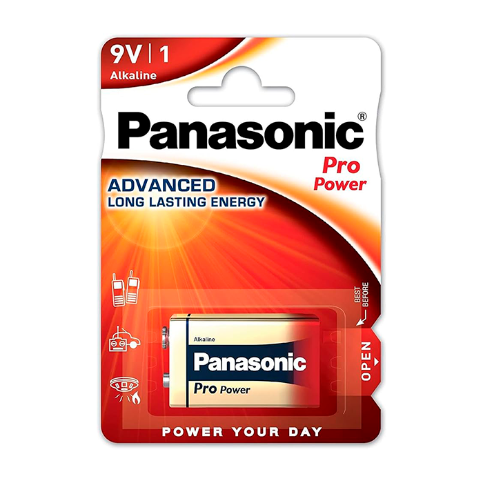 Blister 1 Pila Alcalina Panasonic 9V