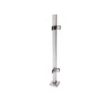 PILIER AU SOL 40X40X2X1000 4 PINCES ANGLE A316BA BOUCHON