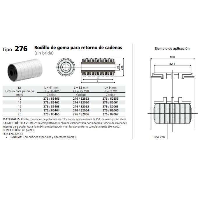 Rodillo De Retorno L41 D20 C027685465