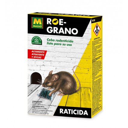 Cebo raticida en grano Roe-Grano 150gr