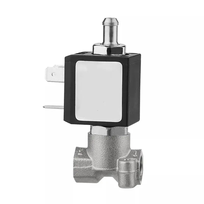Electroválvula 3/2 cerrada Vitón cuerpo inox A316 1/8" Alren Serie SLVM