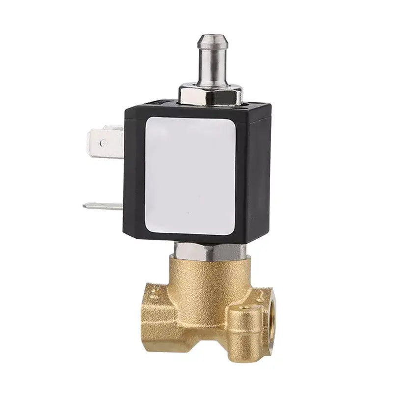 Electroválvula 3/2 cerrada Vitón cuerpo latón 1/8" Alren Serie SLVM