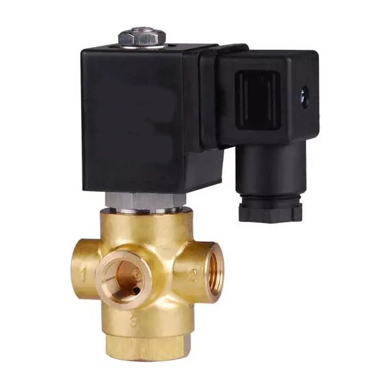 Electroválvula 3/2 cerrada NBR cuerpo latón 1/4" Alren Serie SLT