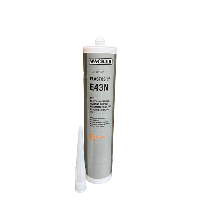 Cartucho pegamento silicona Elastosil E-43N FDA 338ml