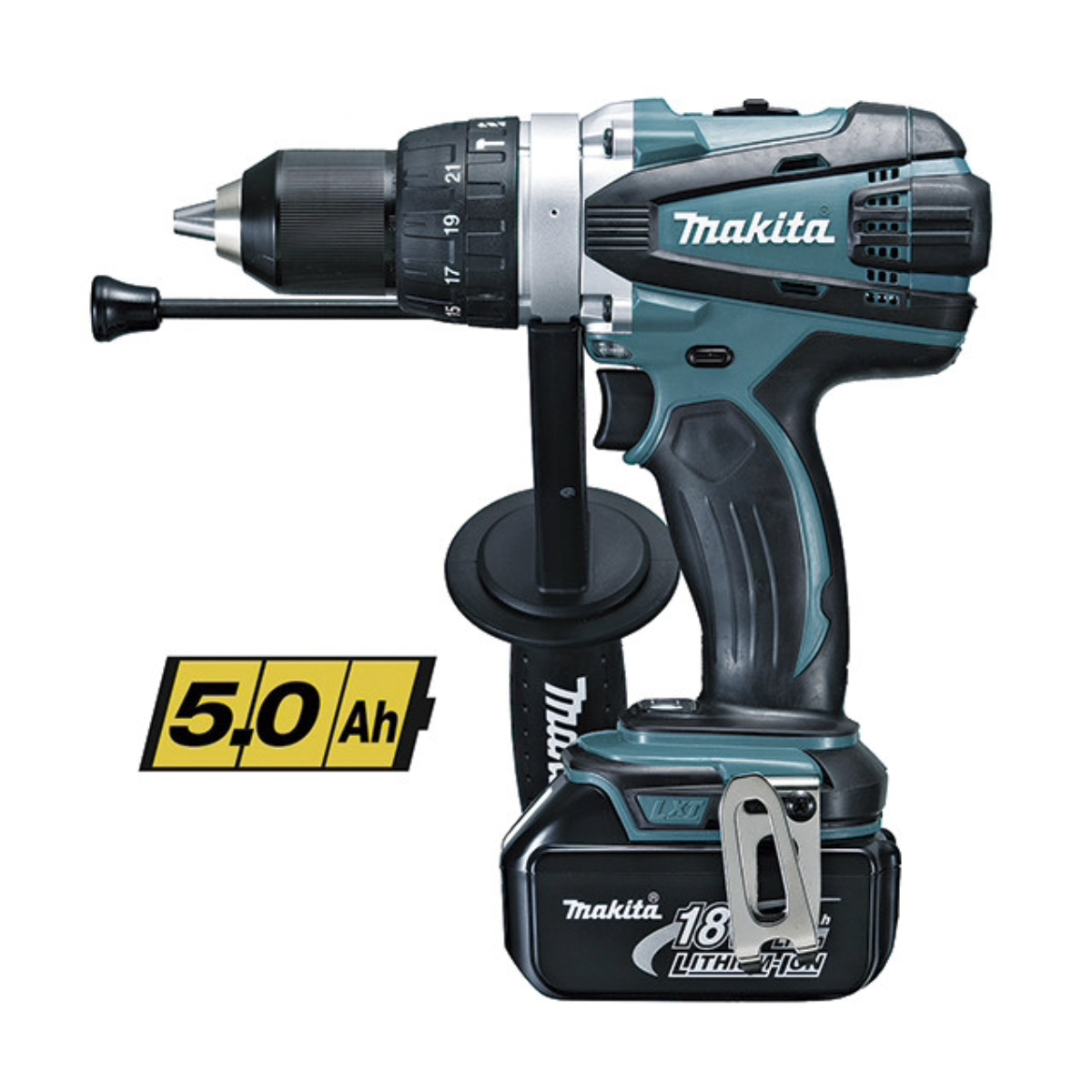 TALADRO COMBINADO MAKITA DHP458RTJ 18V 5,0Ah