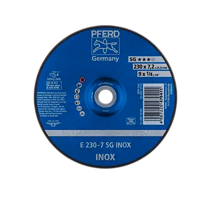 Disco De Desbaste Pferd E 230-7 Sg Inox