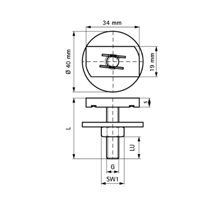 Tornillo Soporte-440 Bis Strut